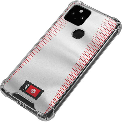 Tunisia Soccer Flag Google Pixel 5 Clear Case